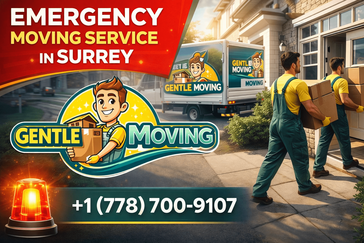 Reliable emergency moving service in Surrey helping families move quickly