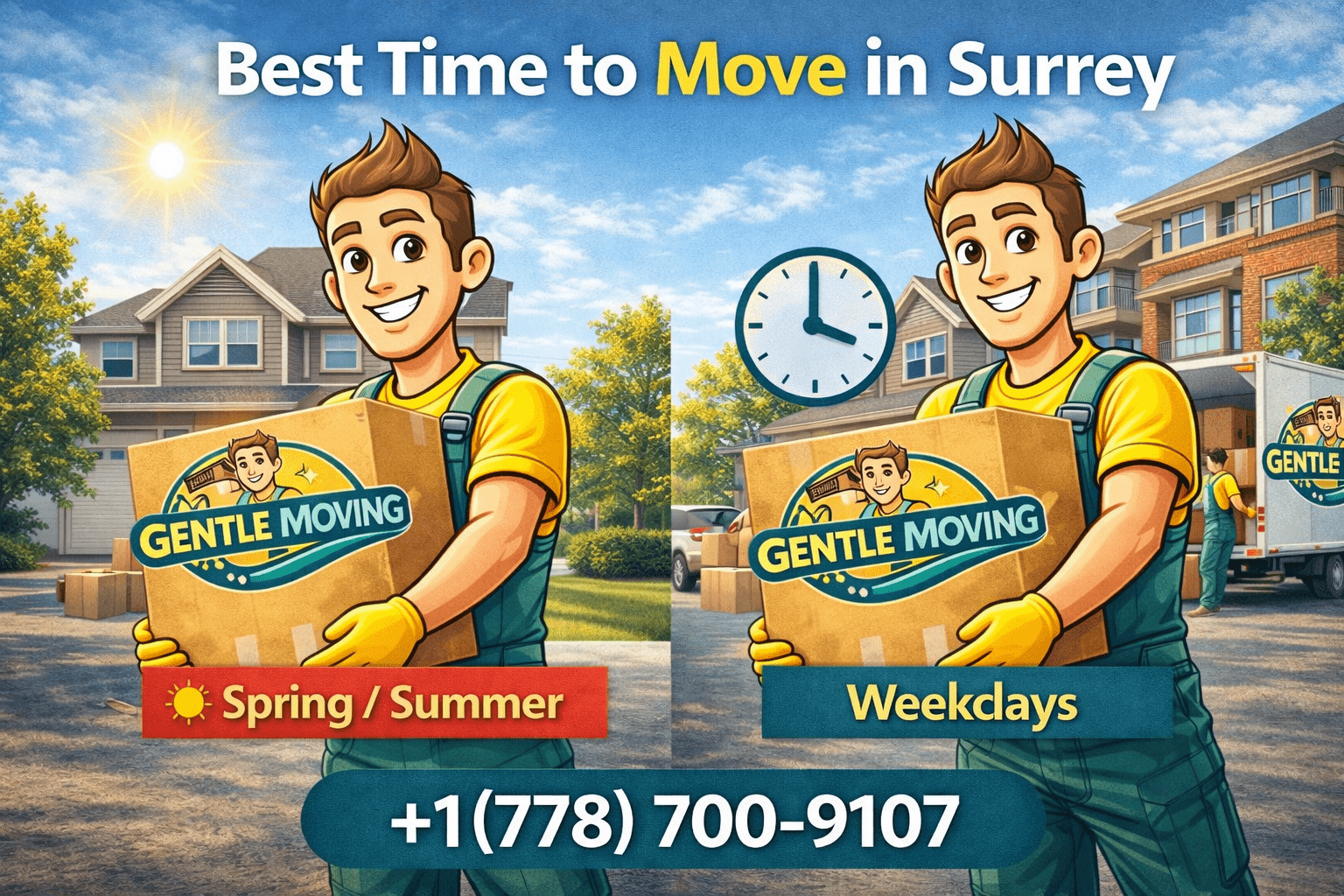 Guide to the best time to move in Surrey for stress-free home relocation
