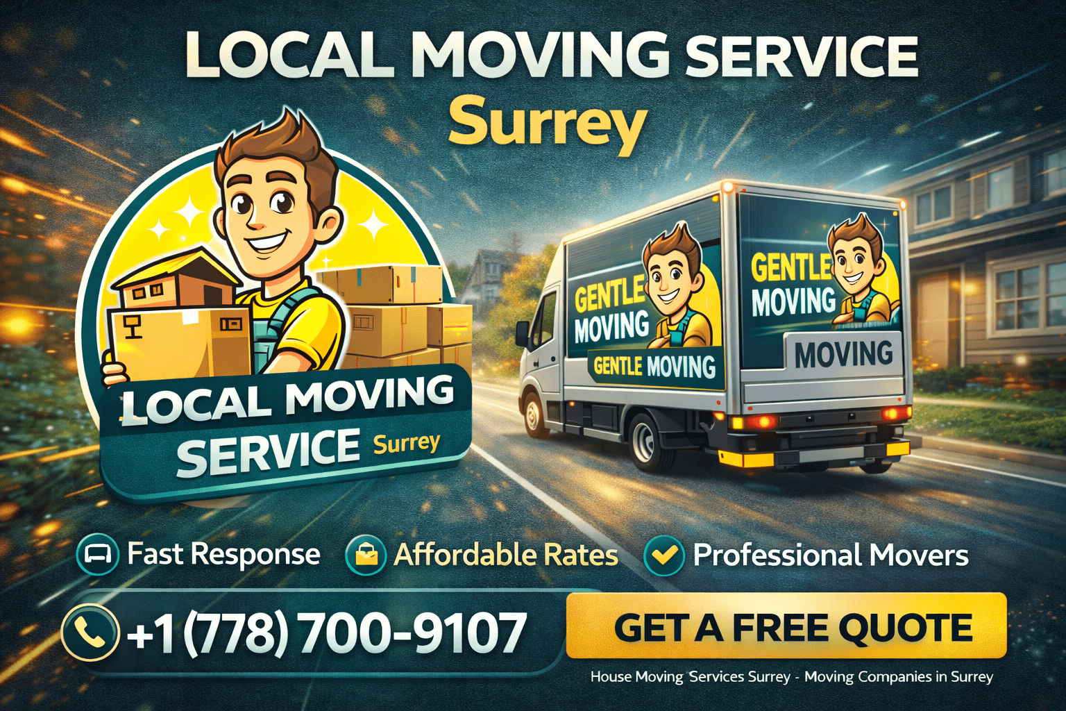local moving service in Surrey for stress-free relocation